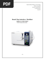 Bench Top Autoclave / Sterilizer: Model LAC-3011V/3021V