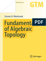 Fundamentals of Algebraic Topology by Steven Weintraub