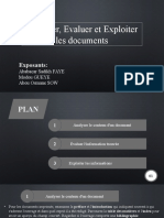 Analyser Evaluer Exploiter Les Documents