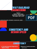 Consistency and Design Speed