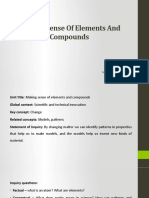 Elements and Compounds For MYP 3