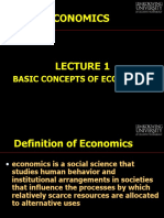 Basic Concepts of Economics