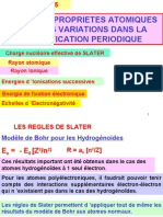 Quelques Proprietes Atomiques Et Leurs Variations Dans La Classification Periodique