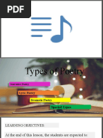 Types of Poetry