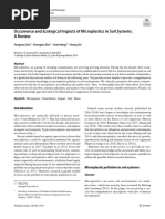 Occurrence and Ecological Impacts of Microplastics in Soil Systems A Review - Fengxiao Zhu1 Changyin Zhu1 Chao Wang1 Cheng Gu1