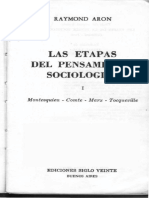 Aron Raymond Las Etapas Del To Sociologico 1