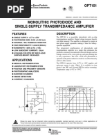 Opt 101 Photo Diode