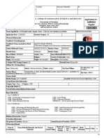 University Application Form