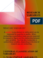 Research Variables