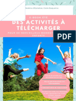 Ebook Été 2020 - DES ACTIVITES A TELECHARGER POUR DE MERVEILLEUX MOMENTS AVEC VOS ENFANTS - Sylvie Et Noémie d'Esclaibes-Claire Duquenne