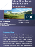 X-Ray Tube, Their Types, Common Faults and Their Advancement