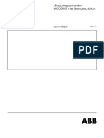 Measuring Computer MODBUS Interface Description: Operating Manual 42/18-58 EN