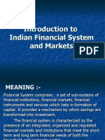 Introduction To Indian Financial System and Markets