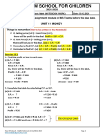 Udgam School For Children: Unit 11 Money Things To Remember