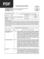 Course Information Sheet ENG4U