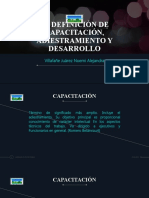 3.2 Definición de Capacitación, Adiestramiento Y Desarrollo: Villafañe Juárez Noemi Alejandra