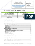 Règlement de Consultation