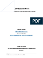 Corrected Answers - Chinese Vs 9TUT Mismatched Answers