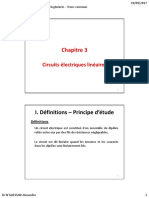 Chapitre 3 - Circuits Électriques Linéaires-1