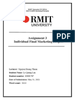 Assignment 3 Individual Final Marketing Project