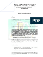 Carta de Presentacion Madera