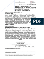 Comprobante de Inscripcion: en El Registro Nacional de Contratistas