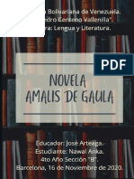 Novela de Amadís de Gaula Trabajo Escrito Nawal Anka