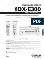 Yamaha MDX-E300 - Service - en