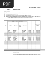 CSC AP Form No. 1