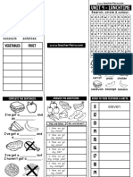 UNIT 4 - Lunchtime: Vegetables Fruit
