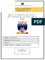 1 Avaliação Bimestral Do 4º Ano