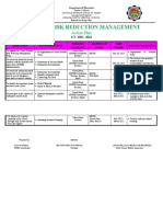 Disaster Risk Reduction Management: Action Plan