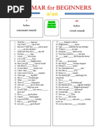 Grammar For Beginners: Consonant Sounds Vowel Sounds