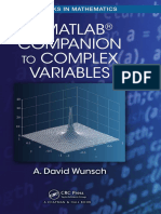 A Matlab (R) Companion To Comple - A. David Wunsch