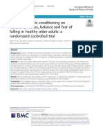 Effect of Hypoxic Conditioning On Functional Fitness, Balance and Fear of Falling in Healthy Older Adults: A Randomized Controlled Trial