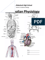 Mammalian Physiology: T.A. Blakelock High School