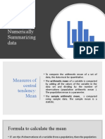 Ch3 Numerically Summarizing Data
