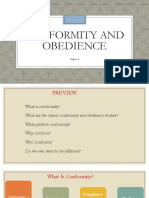 Chapter 6 - Conformity and Obedience