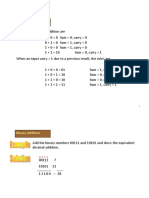 Lecture 3 DLD Binary Addition and Subtraction