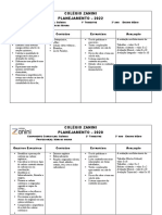 Planejamento Química 2022 - 3º Ano