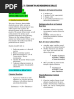 (Module 2) Chemical Reaction and Stoichiometry