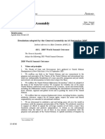 2005 World Summit Outcome Document