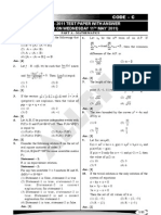 Allen: Aieee - 2011 Test Paper With Answer (Held On Wednesday 11 MAY' 2011)