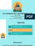 Lexique Sur L'entrepreneuriat