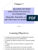 Chapter 5 (3) - Bad Debts, Allowance For Doubtful Debts and Discount Allowable