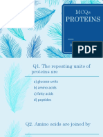 Mcqs Proteins