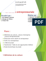 La Culture Entrepreneuriale