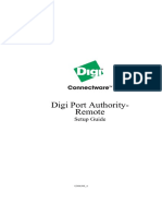 Digi Port Authority-Remote: Setup Guide