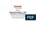 General Guidelines - Size Structure and Volume