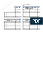 Infant Feeding LOG